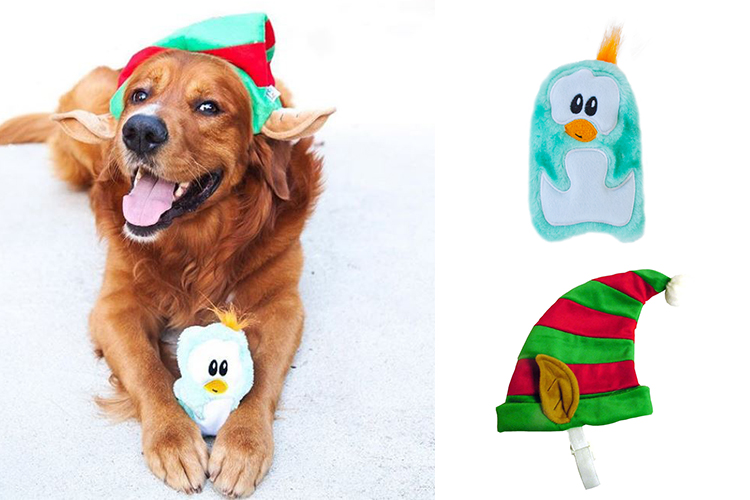 penguin dog toys