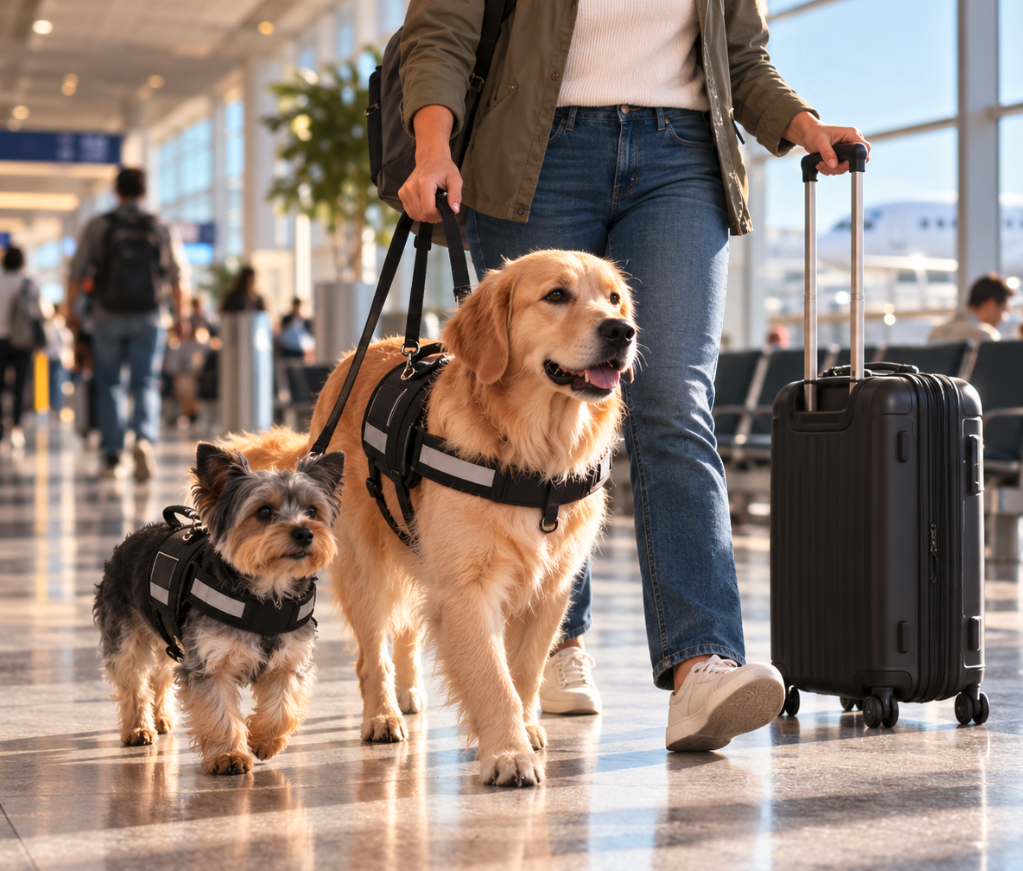 Flying With Assistance Dogs