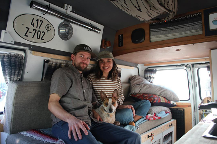 van life with a dog
