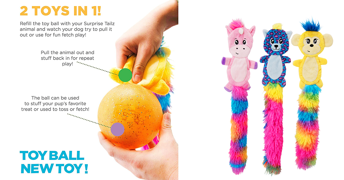 Surprise Tails are great collectible toys for dogs