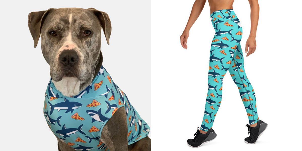 tooth and honey dog shirt and leggings